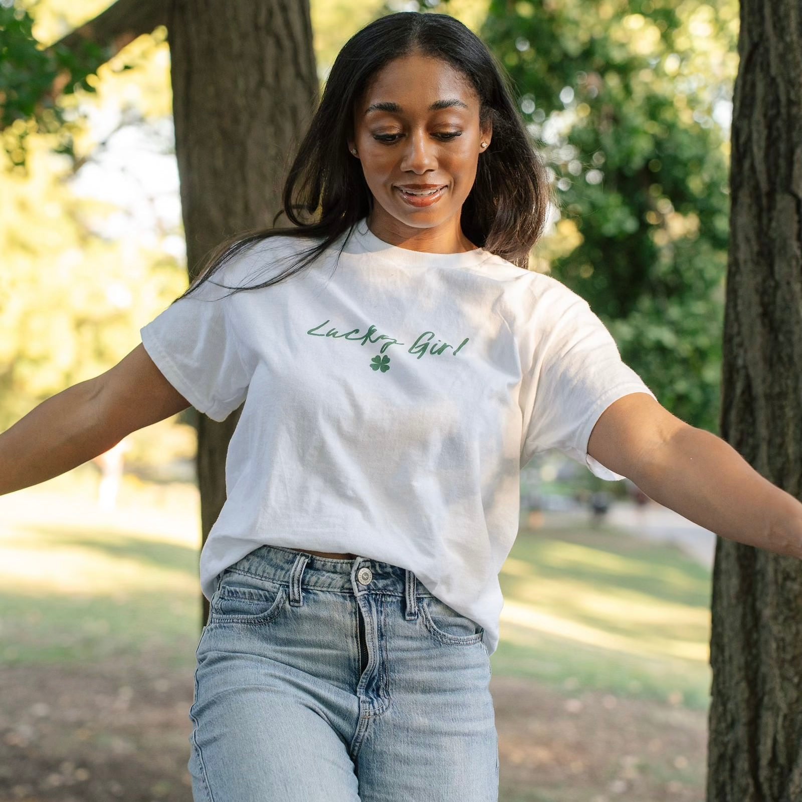 Lucky Girl Clover Tee