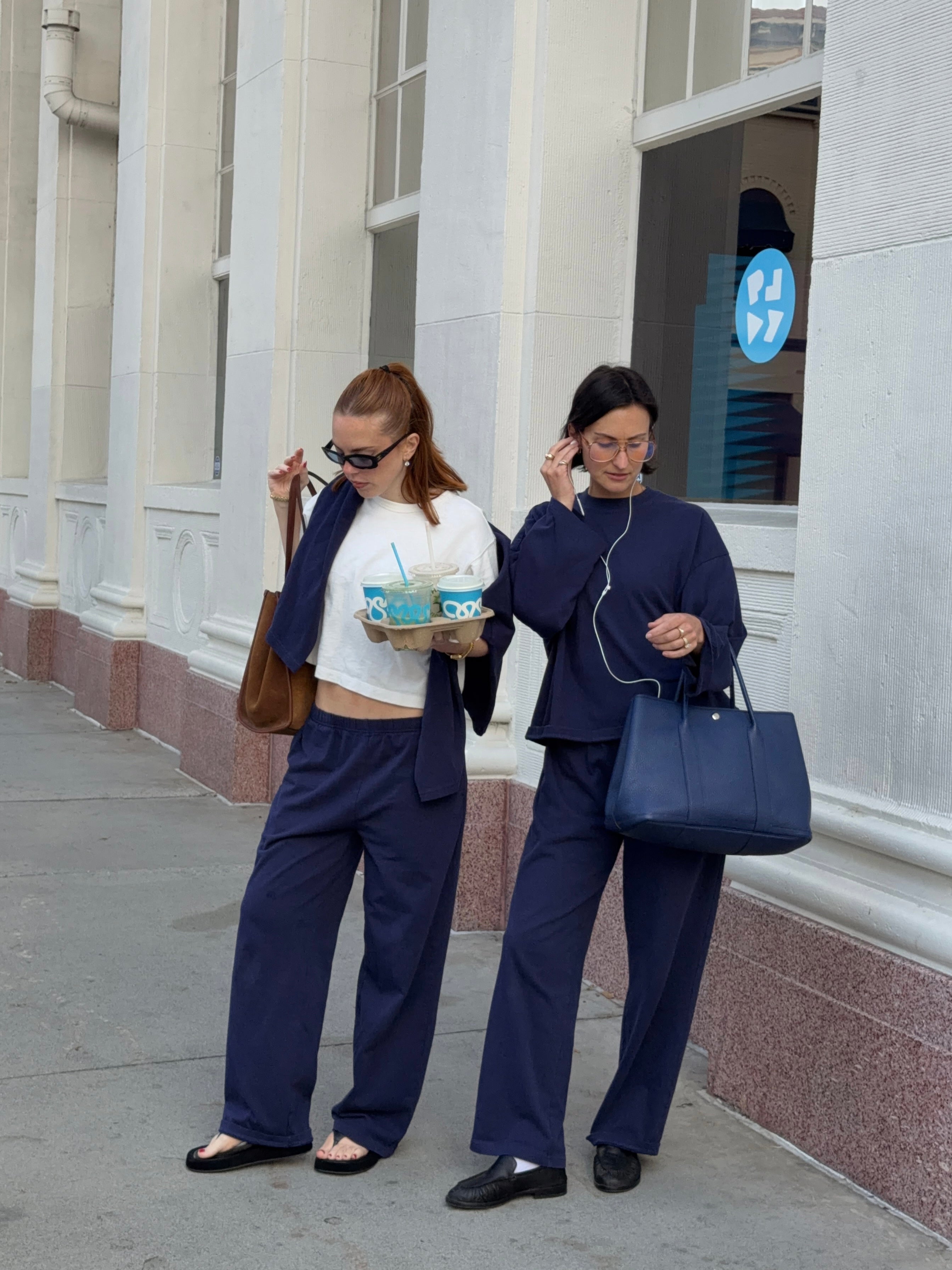 Valley Girl Navy Lounge Set