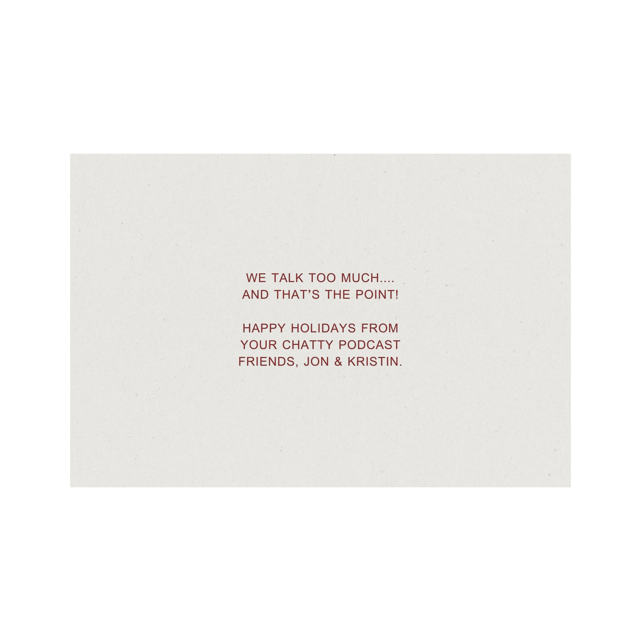 TTP SILENT NIGHT CARD