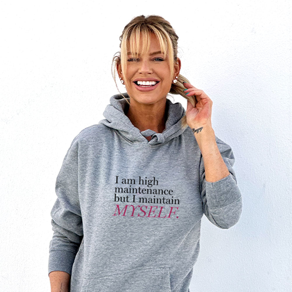 Divorced Not Dead: High Maintenance Grey Hoodie