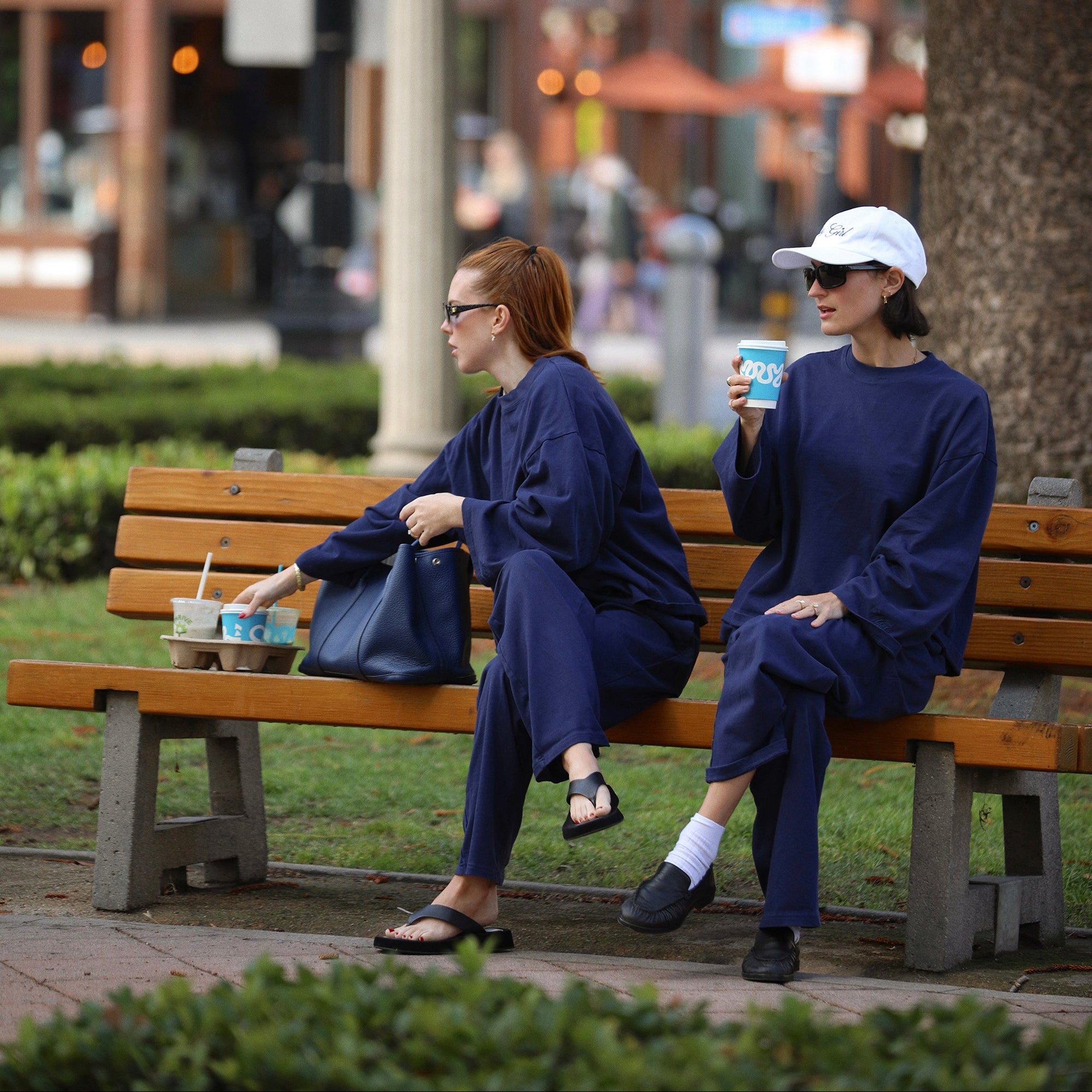 Valley Girl Navy Lounge Set