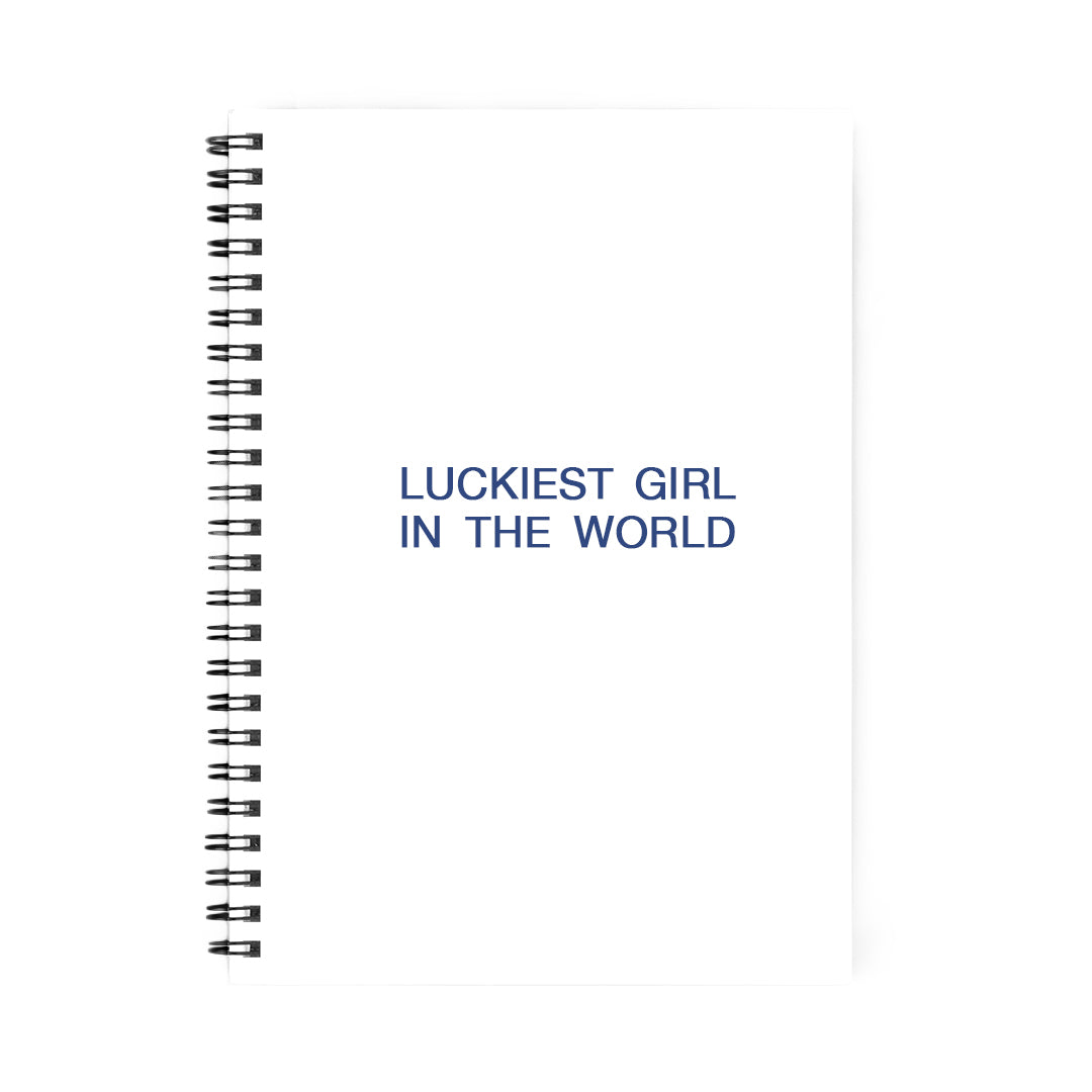 Note to Self: Luckiest Girl Notebook