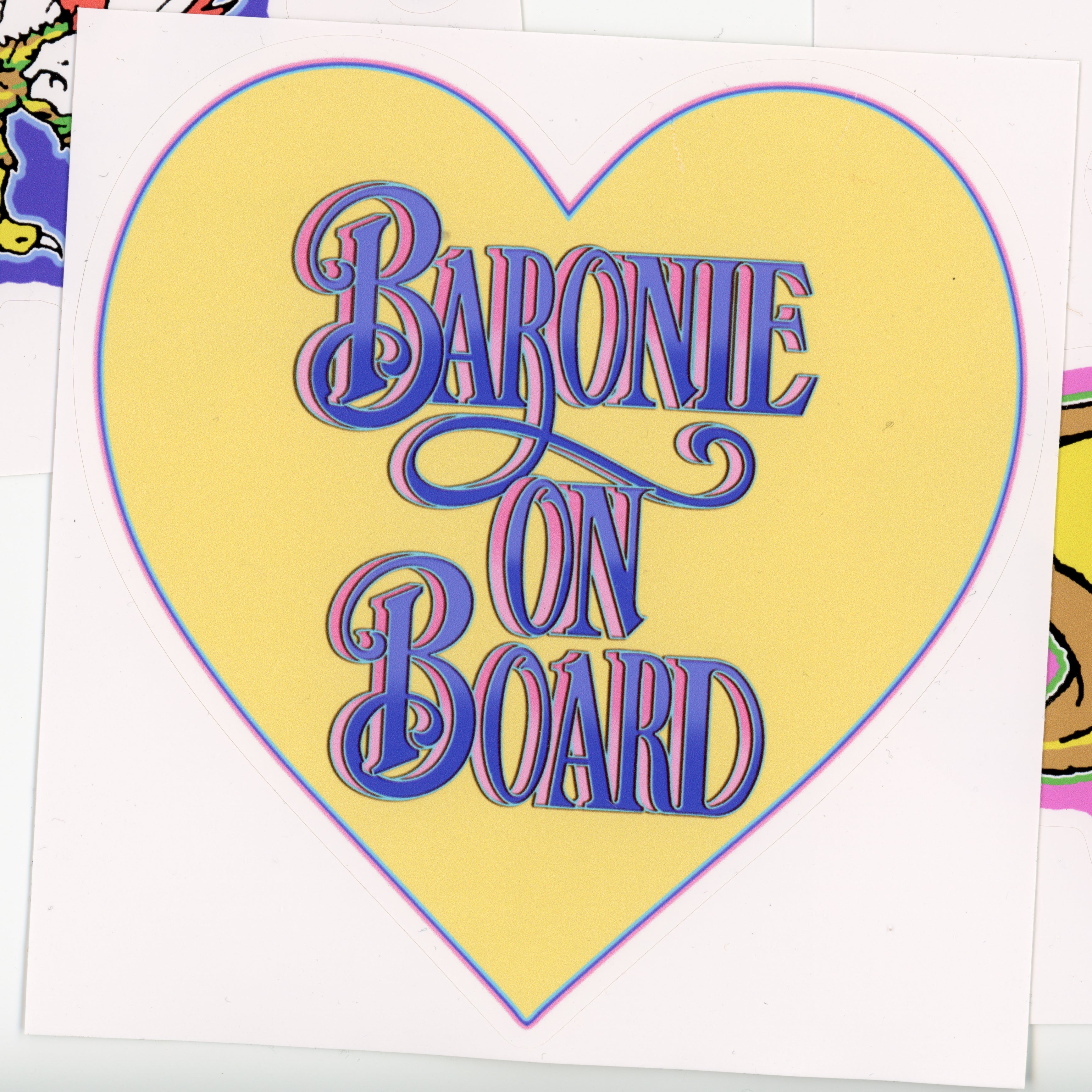 RIDE: Baronie on Board Sticker