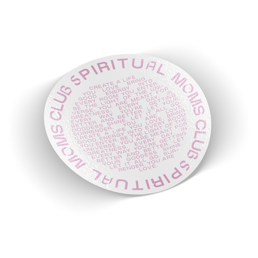 THE BALANCED BLONDE: CREATE A LIFE YOU LOVE STICKER PINK