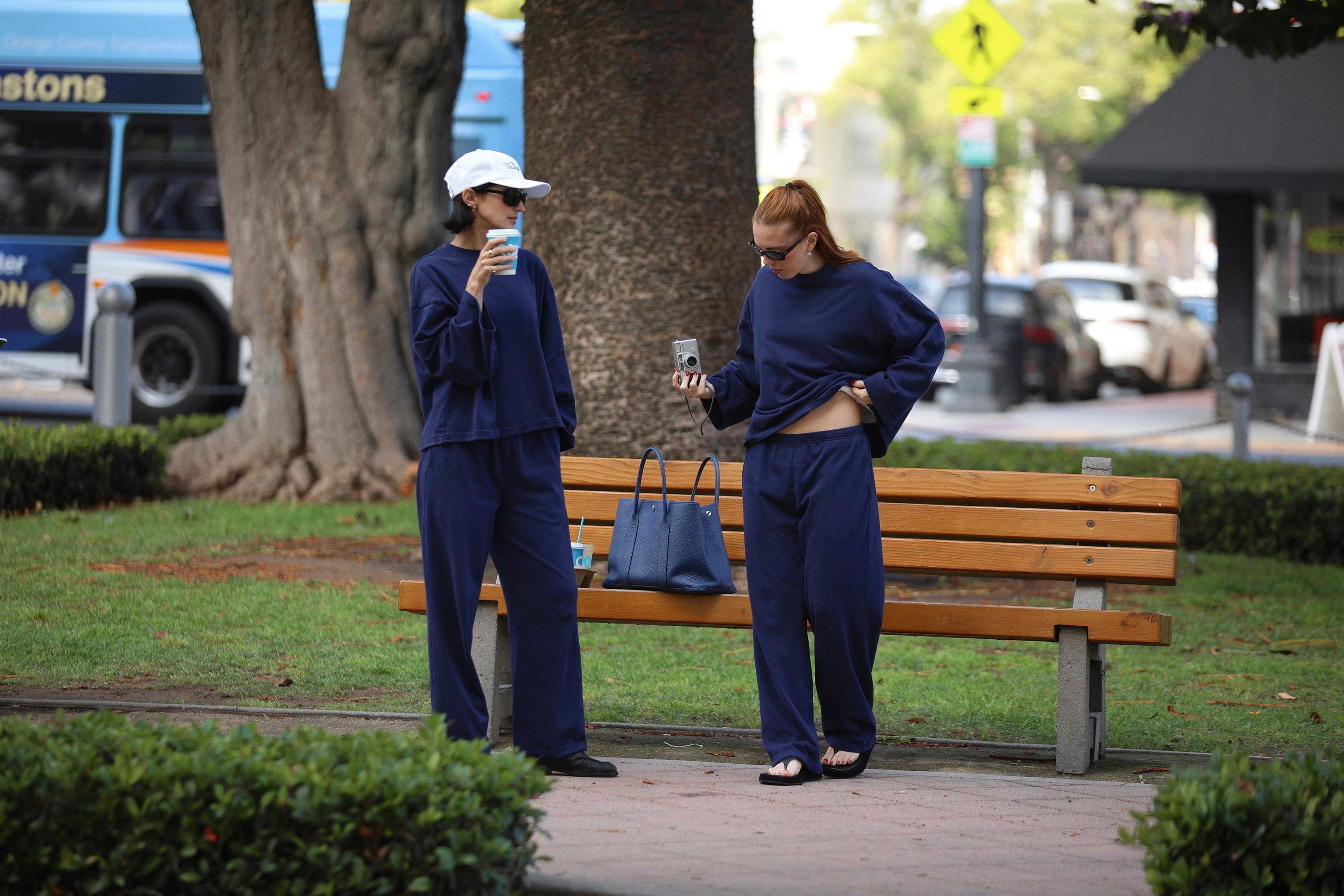 Valley Girl Navy Lounge Set