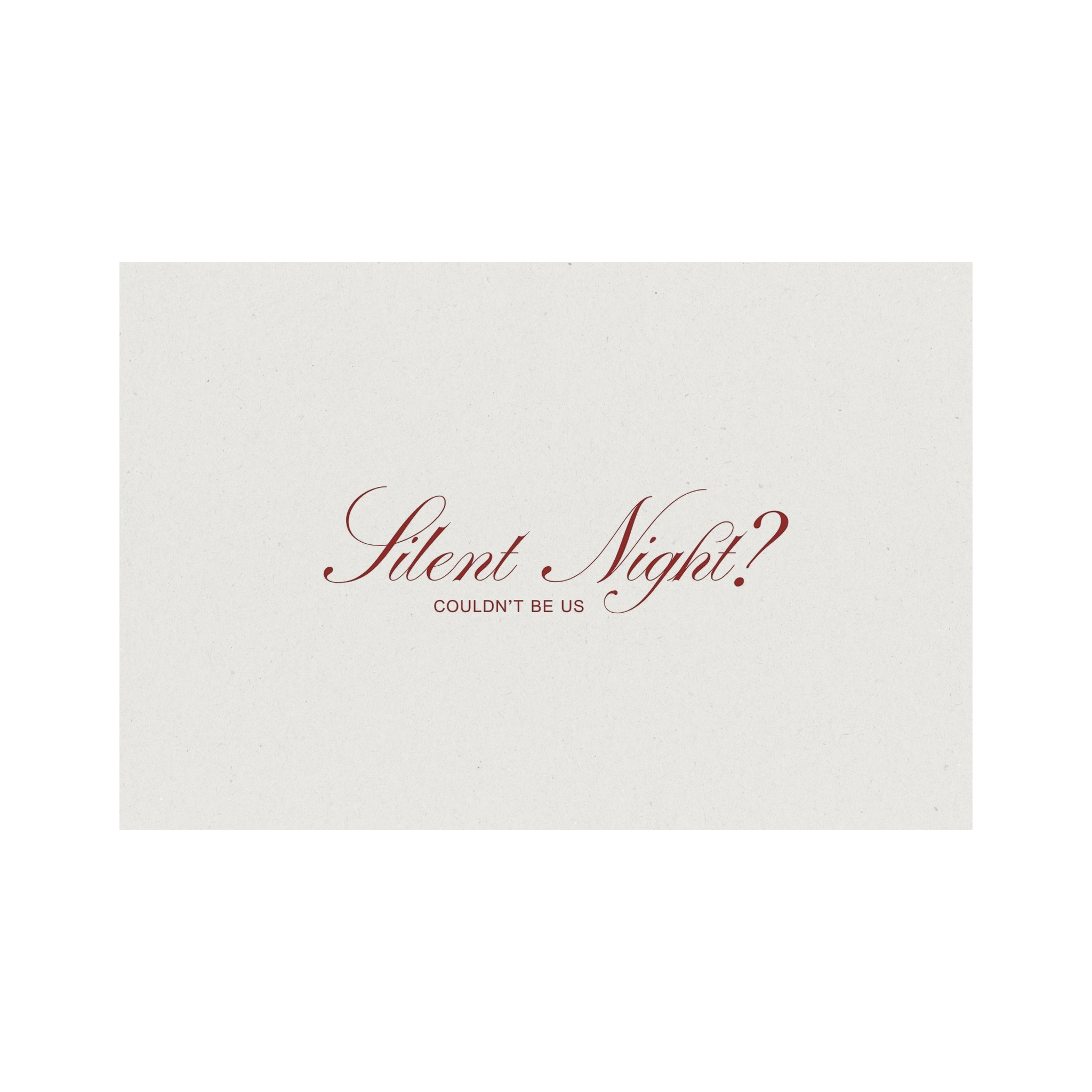 TTP SILENT NIGHT CARD