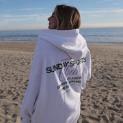 SUNDAY SPORTS CLUB WHITE HOODIE