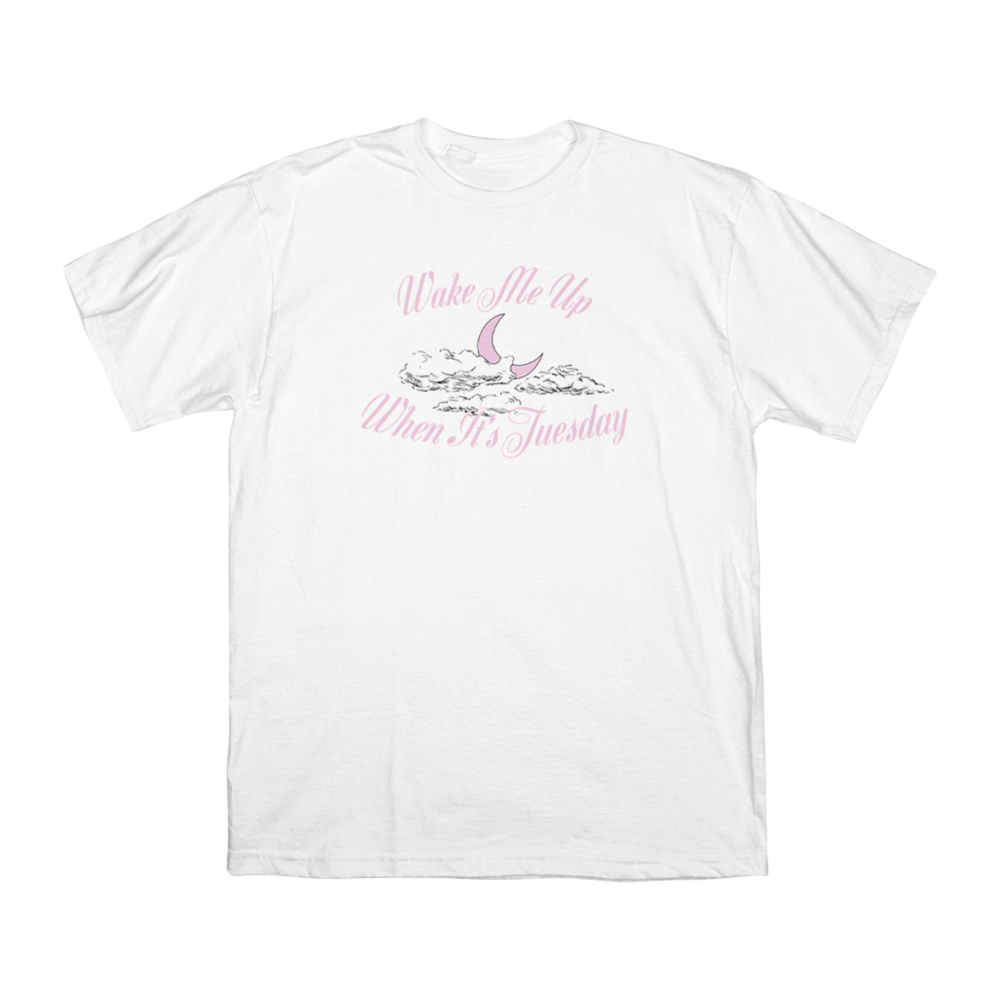 WWS: Wake Me Up When It's Tuesday Pink Tee