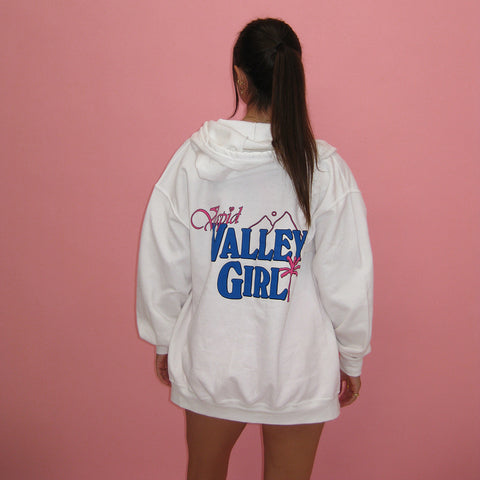 WWS: Vapid Valley Girl White Zip Up