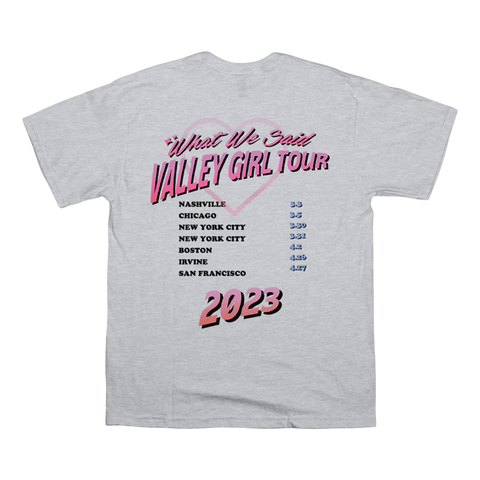 WWS: VALLEY GIRL TOUR TEE