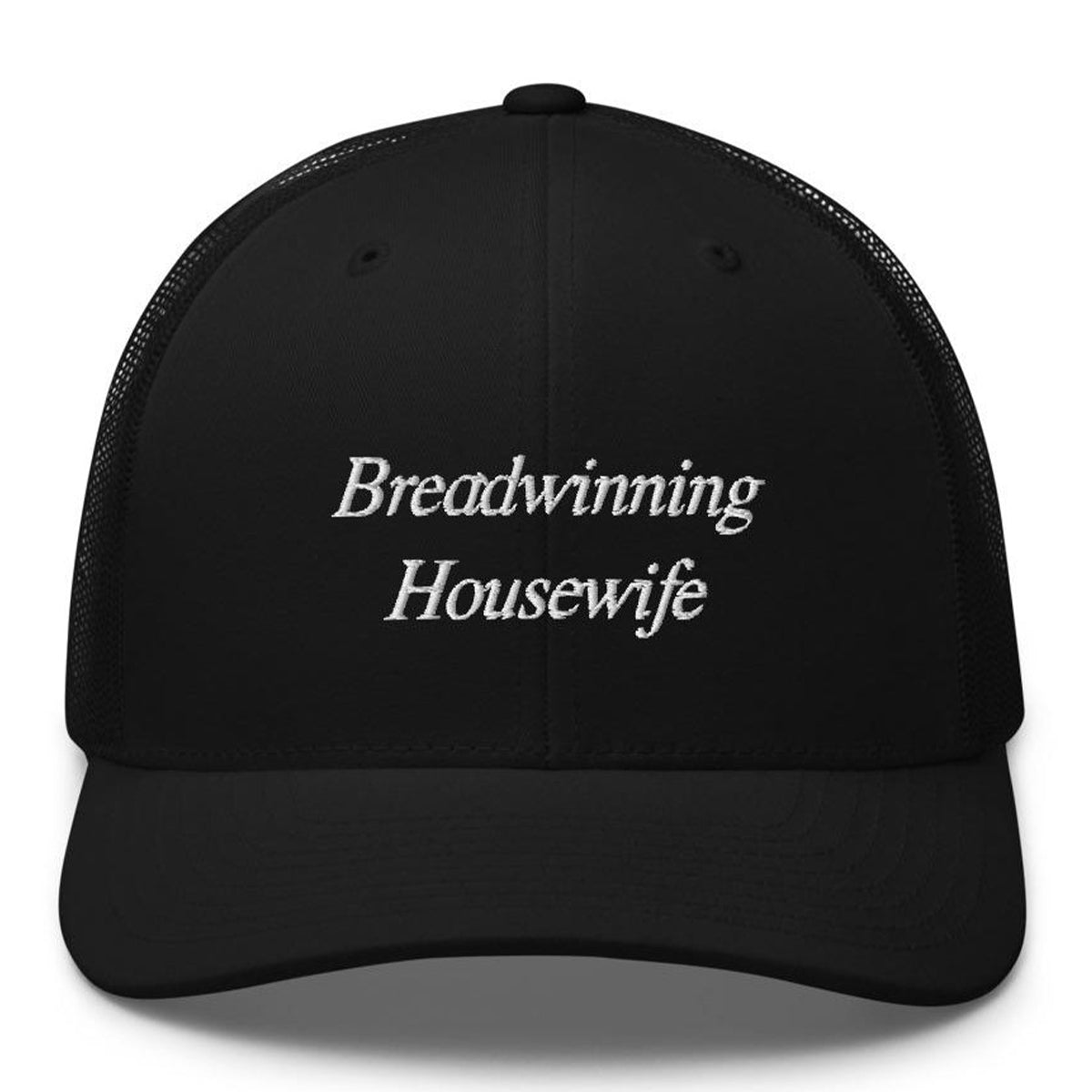 Breadwinning Housewife Black Trucker