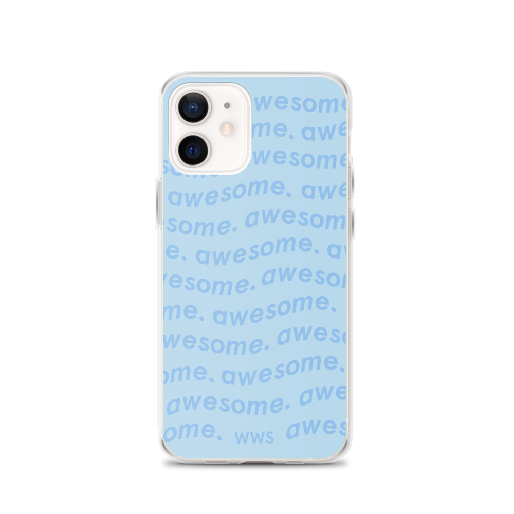 Blue Awesome iPhone Case