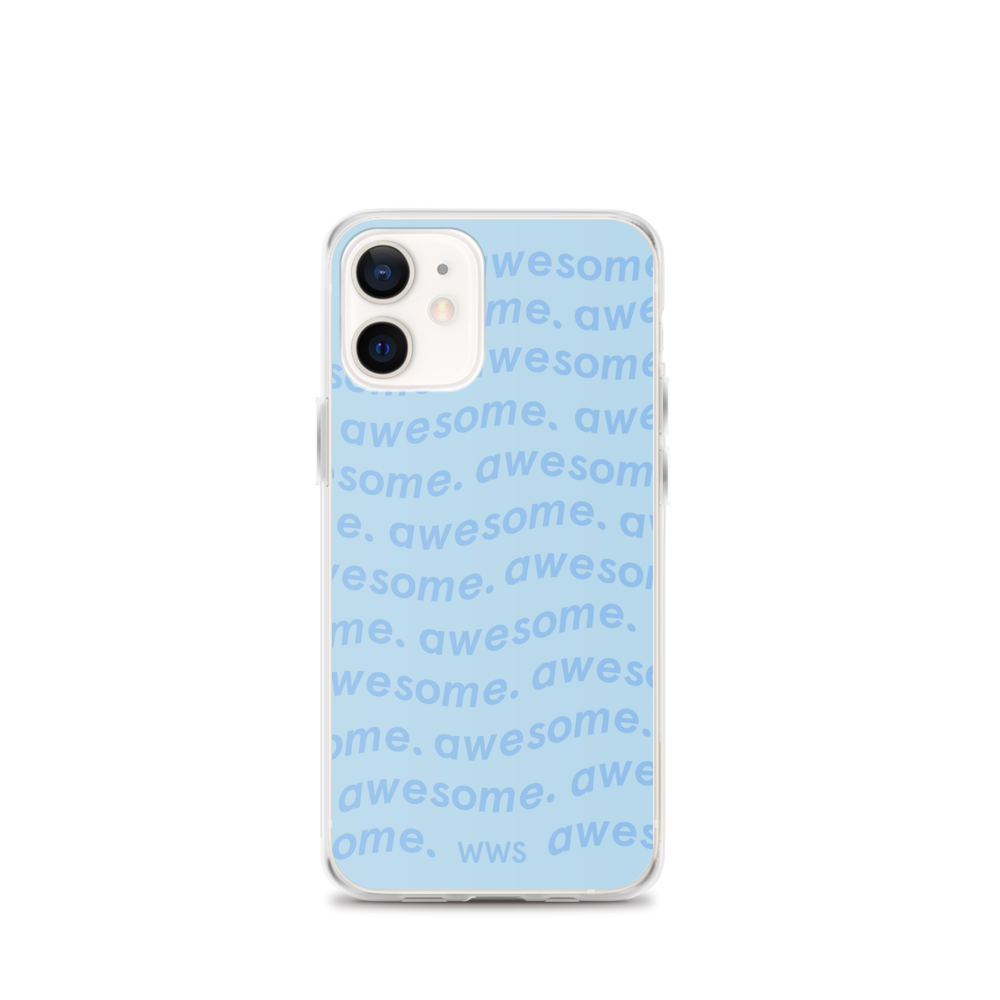 Blue Awesome iPhone Case