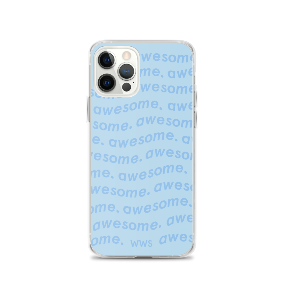 Blue Awesome iPhone Case