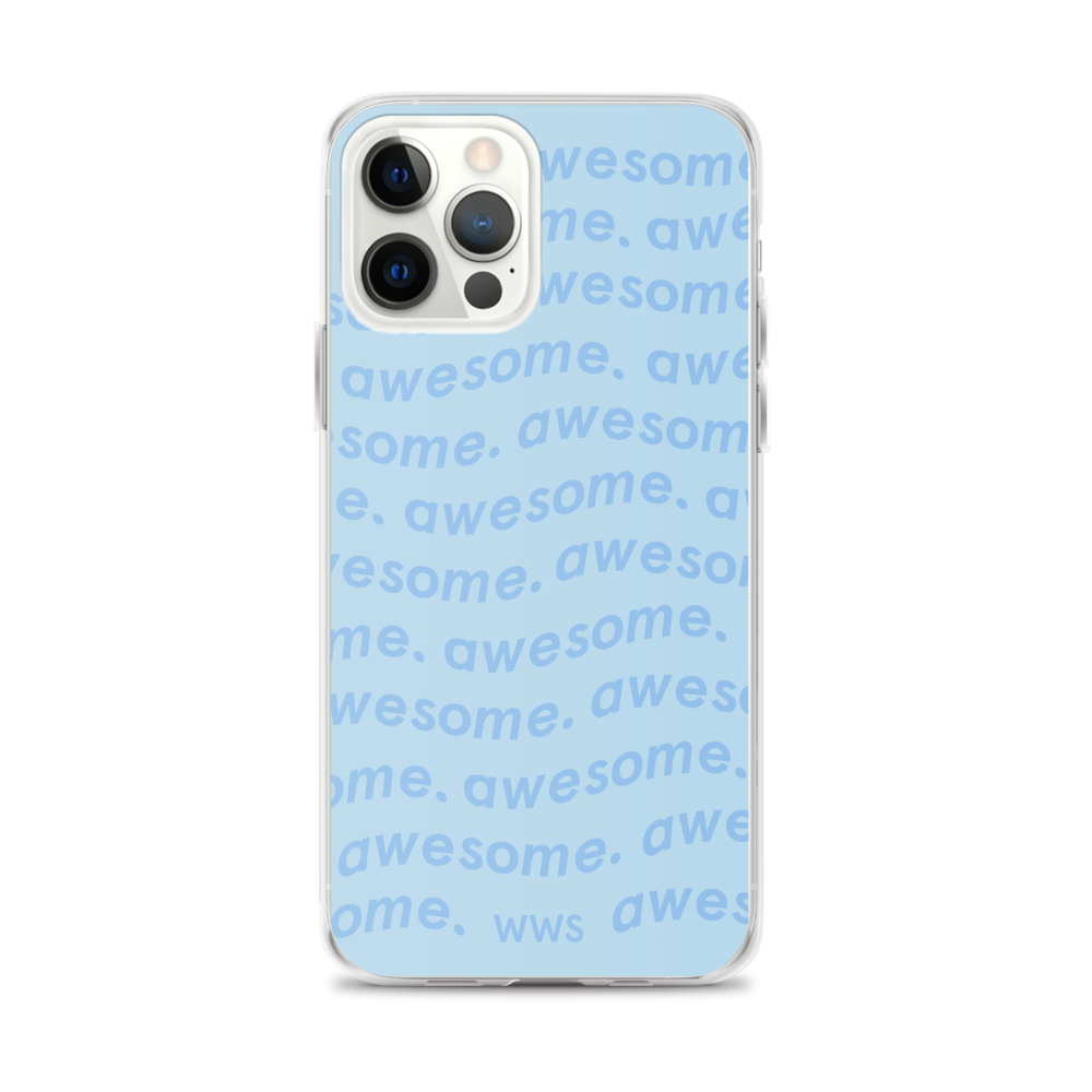 Blue Awesome iPhone Case