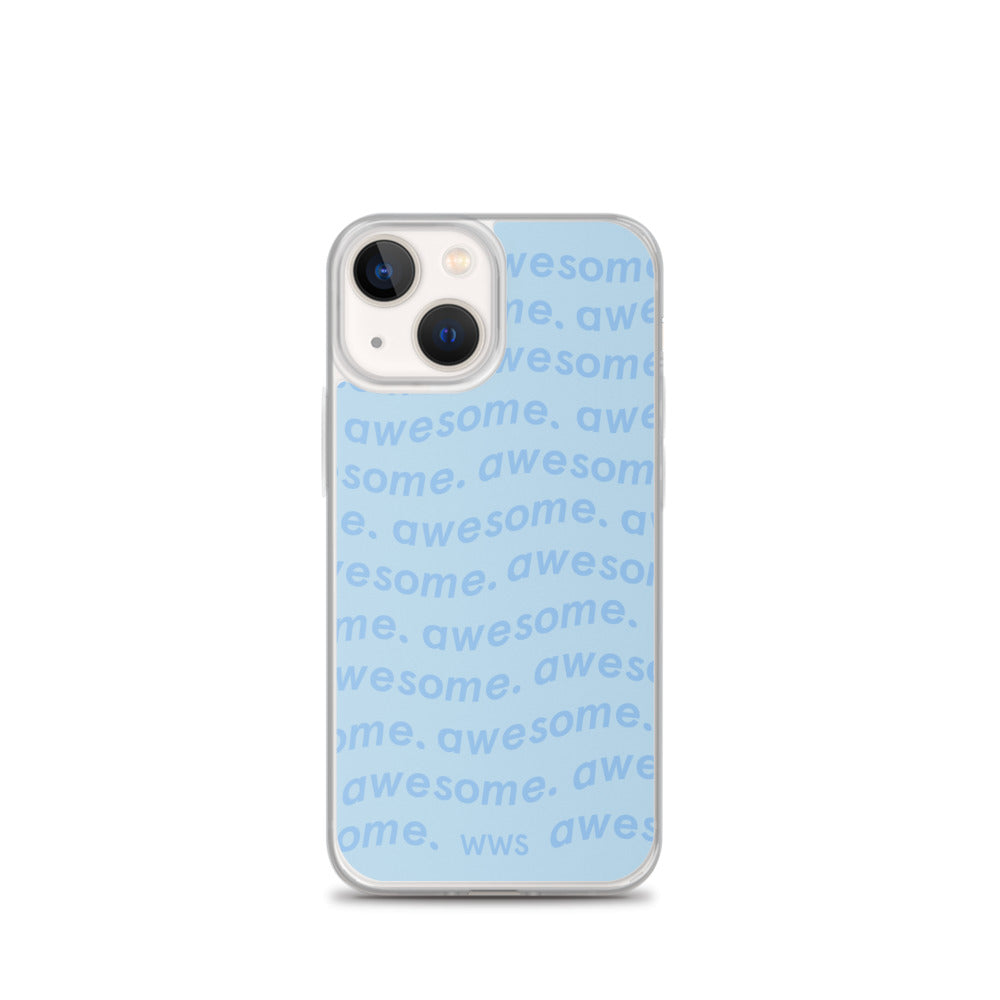 Blue Awesome iPhone Case