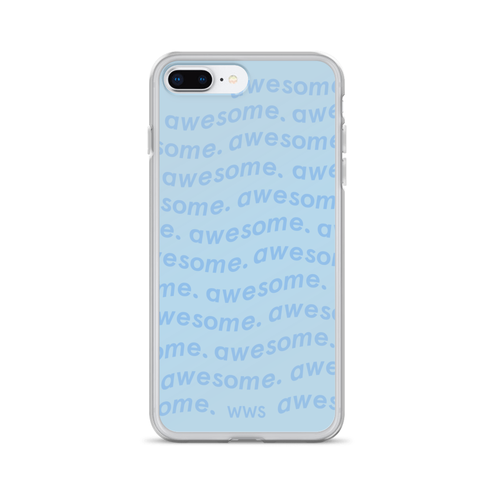 Blue Awesome iPhone Case