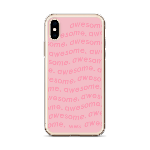 Pink Awesome iPhone Case