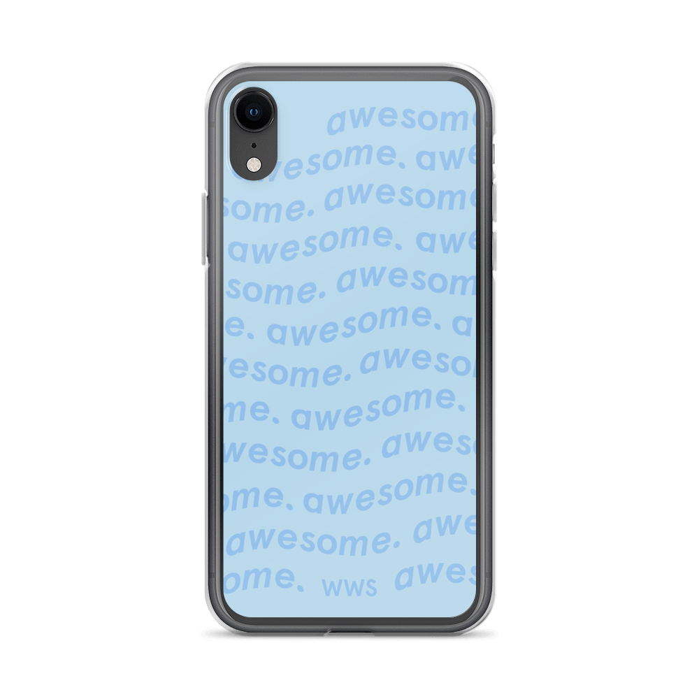 Blue Awesome iPhone Case