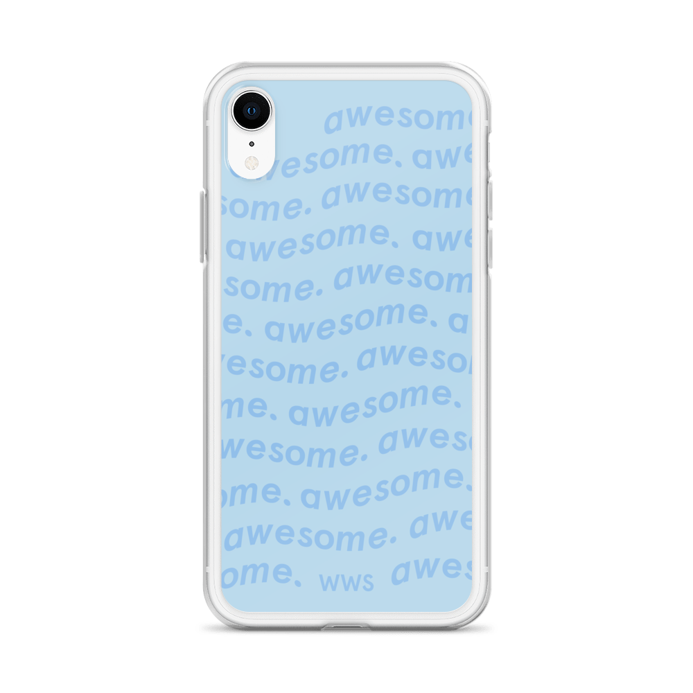 Blue Awesome iPhone Case