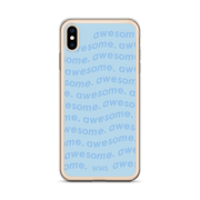 Blue Awesome iPhone Case